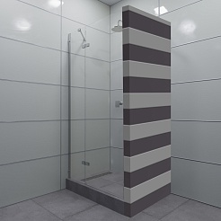 Triton Душевая дверь в нишу Бруно 99x190 – фотография-2